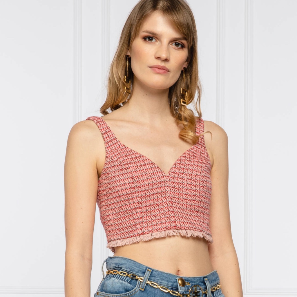 Pinko Tweed Audace Top